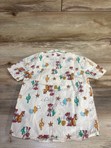 Disney Pixar Toy Story Button Up Shirt Ivory sz 4T