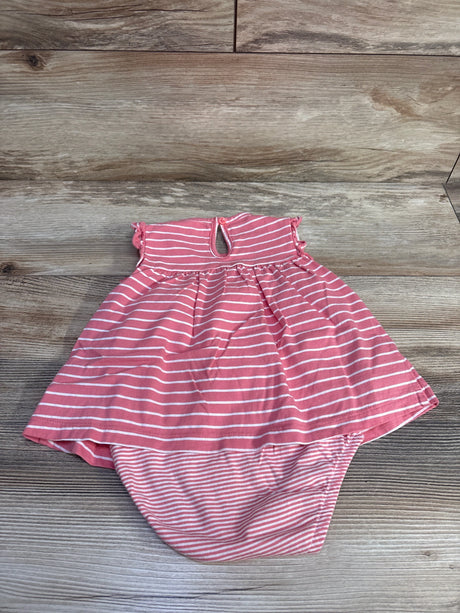 Carter's Striped Bodysuit Dress Pink sz 18m - Me n Mommy To Be