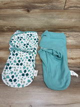 Cute Castle 2pk Swaddle Wraps Teal sz 0-3m