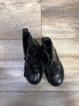 Old Navy Faux-Leather Combat Boots Black sz 6c