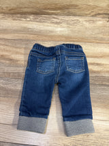 Cat & Jack Drawstring Jeans Blue sz 0-3m