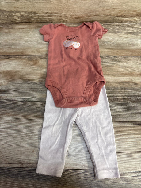 Carter's 2pc Apple Bodysuit & Leggings sz 6m - Me n Mommy To Be