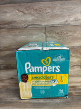 NEW Pampers Swaddlers Diapers Size 1 96ct.