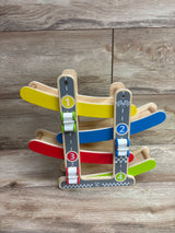 Hape Fast Flip Kid's Colorful Wooden Racetrack