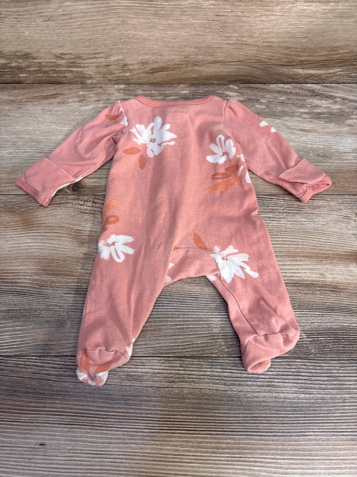 Carter's Floral Sleeper Pink sz Preemie