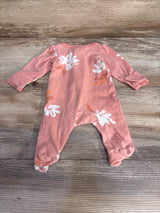 Carter's Floral Sleeper Pink sz Preemie