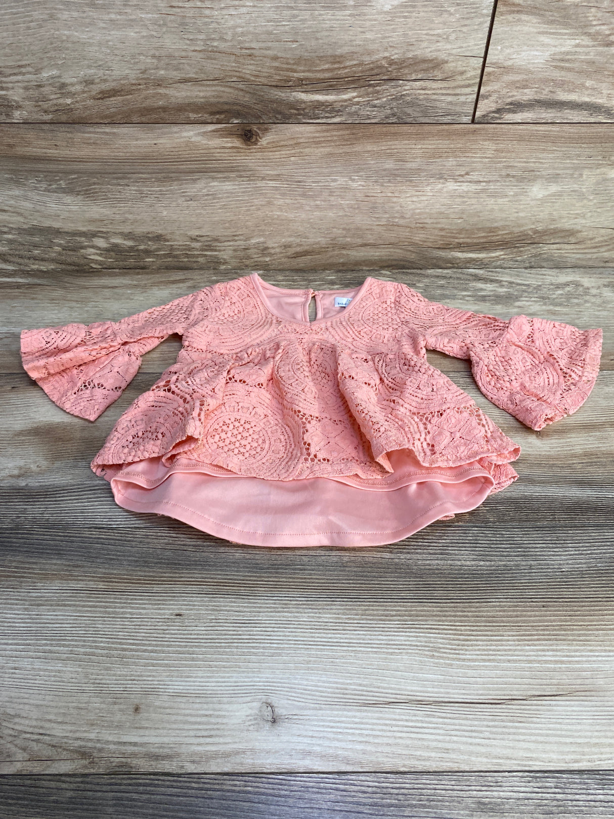 Bailey's Blossoms Lace Top Pink sz 2T