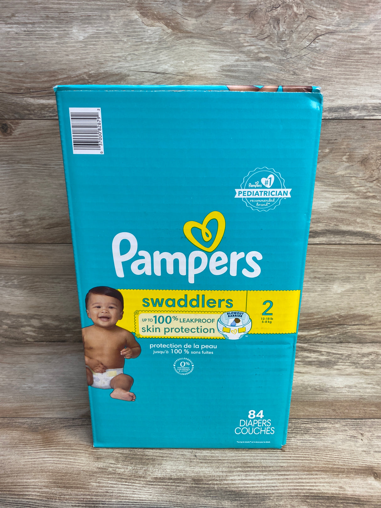 NEW Pampers Swaddlers Diapers 84ct,  Size 2