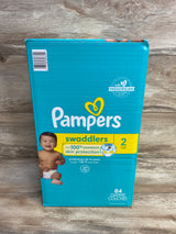 NEW Pampers Swaddlers Diapers 84ct,  Size 2