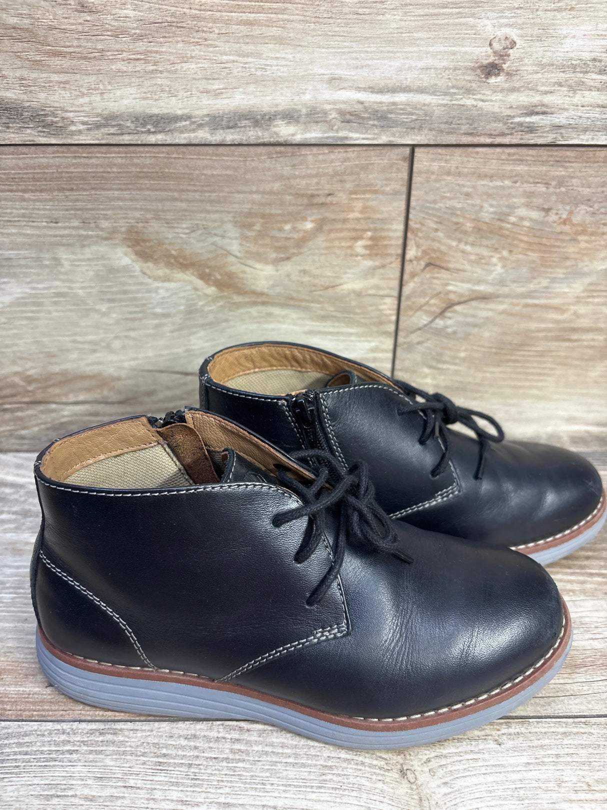 Johnston & Murphy Upton Chukka Boots Black sz 13c