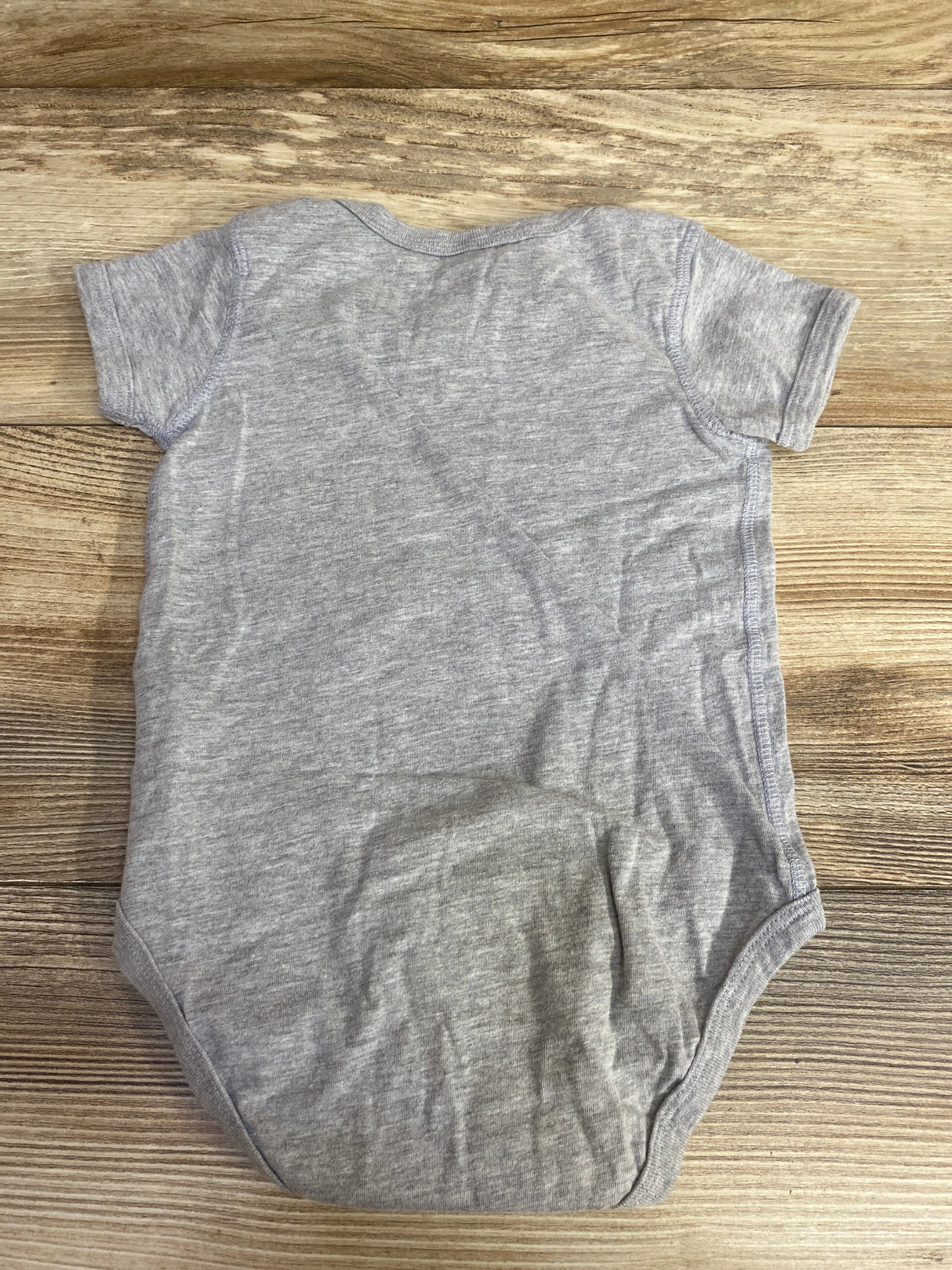 Rabbit Skins I Would Be Rather Be Riding With Grampa Bodysuit Grey sz 18m