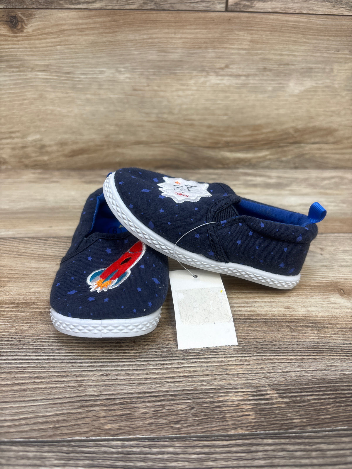 NEW Blast Off Casual Slip-On Sneakers Navy sz 6c