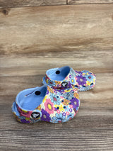 Crocs Classic Clogs Retro Floral Print, Blue sz 5c