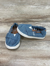 Toms Bimini Chambray Shoes Blue Sz 6c