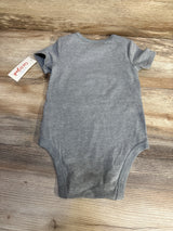 NEW Littlest Sister Bodysuit Grey sz 18m - Me n Mommy To Be