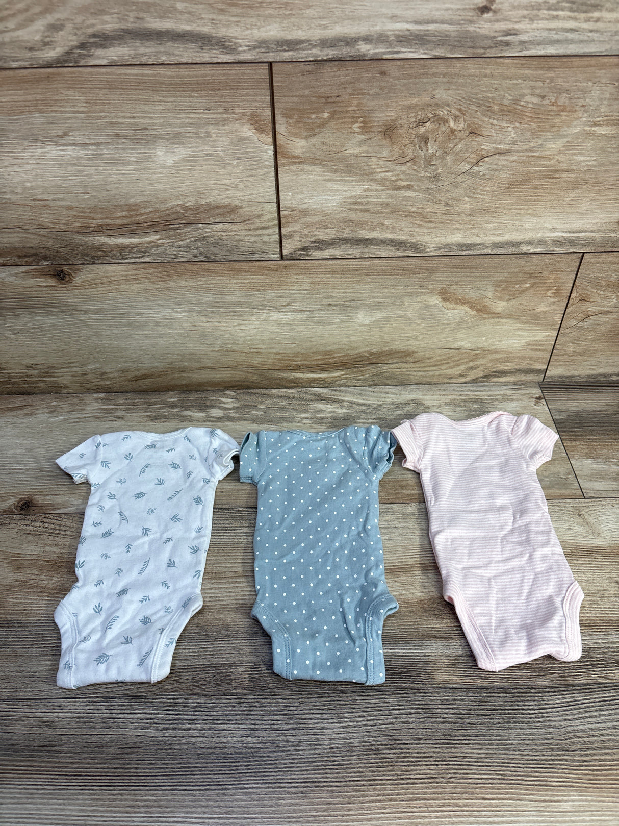 Carter's 3pk Bodysuits Pink sz Preemie