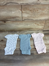 Carter's 3pk Bodysuits Pink sz Preemie
