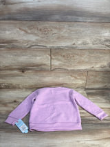 NEW Cat & Jack Sherpa Lined Sweatshirt Lilac sz 4T