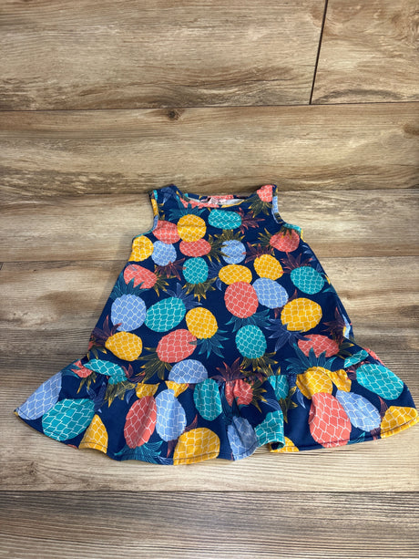 Cooke Street Hawaii Pineapple Print Dress Blue sz 4-5T - Me n Mommy To Be