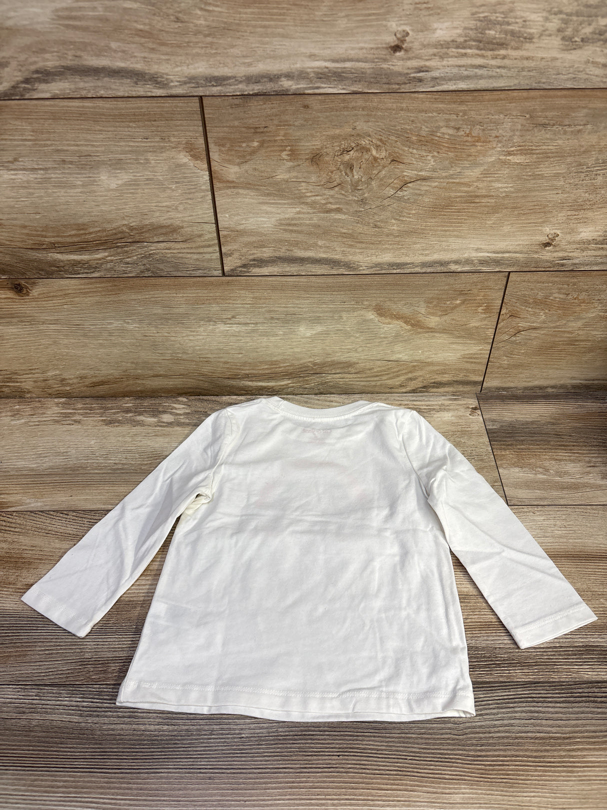 Cat & Jack Pumpkin Rainbow Shirt White sz 2T