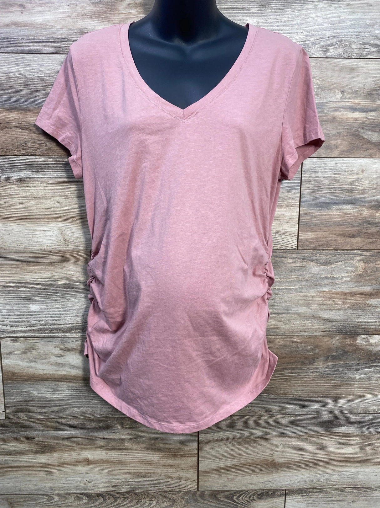 Sonoma Maternity Ruched Shirt Pink sz Large