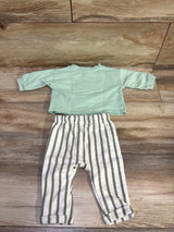 Cat & Jack 2pc Wheely Cute Set Green sz 0-3m