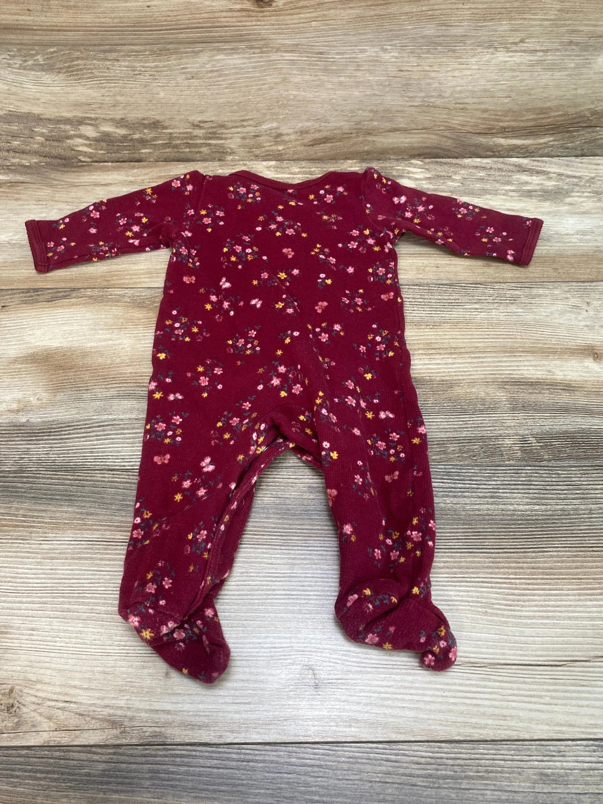 Carter's Floral Sleeper Red sz 6m