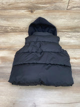 Old Navy Water Resistant Hooded Puffer Vest Black sz 2T