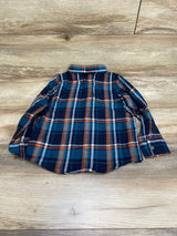 Old Navy Plaid Flannel Shirt Blue sz 5T