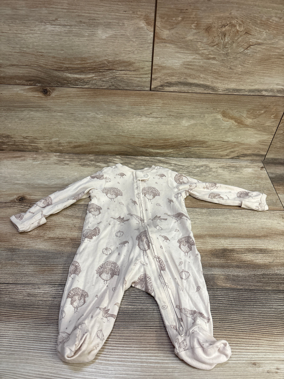 Little Planet Organic Turkey Sleeper Beige sz 3m