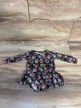 Gigi & Max Bamboo Sugar Skull Cecilia Tutu Bodysuit Black sz 6m