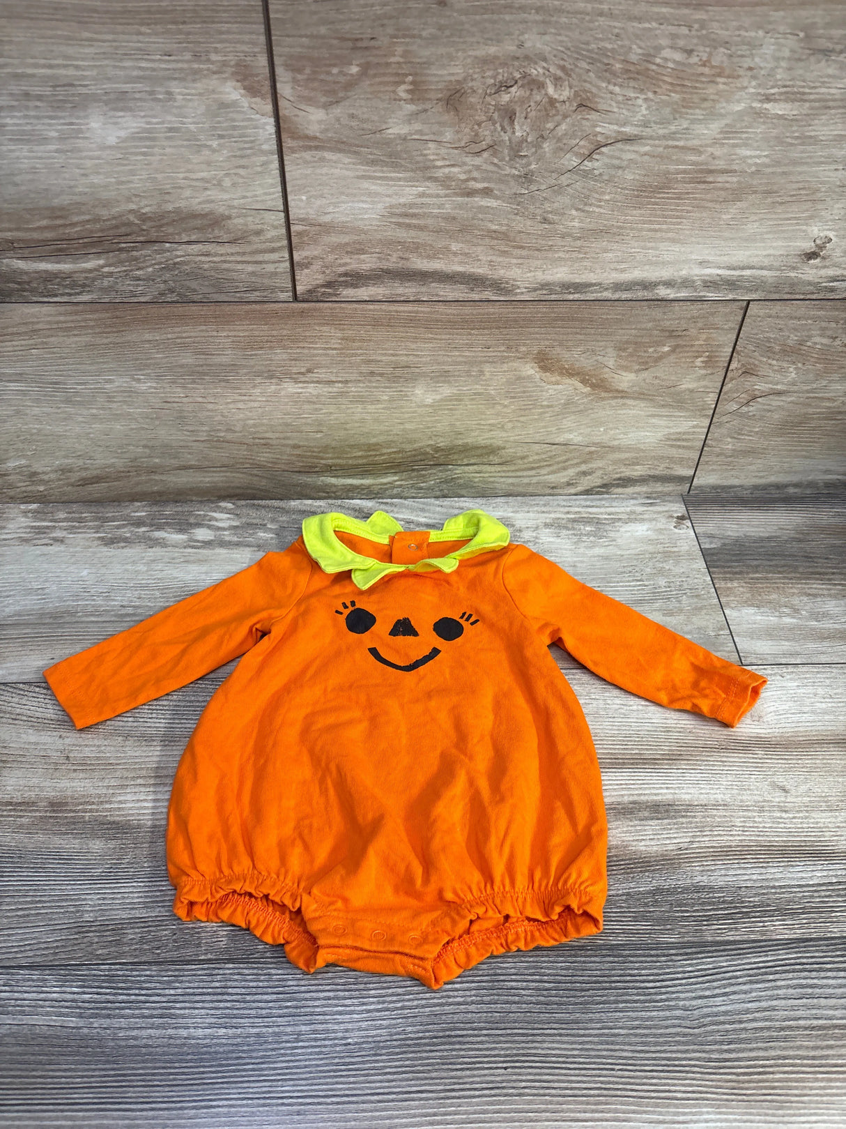 Cat & Jack Pumpkin Romper Orange sz 0-3m