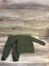Baby Gap 2pc Pullover Sweatshirt & Pants Set Green sz 3T