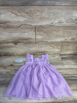 NEW Cat & Jack Lace Tulle Embroidered Dress Lilac sz 4T