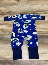 NEW Kids Tales Blue Cloud Zip Sleepsuit sz 3-6m