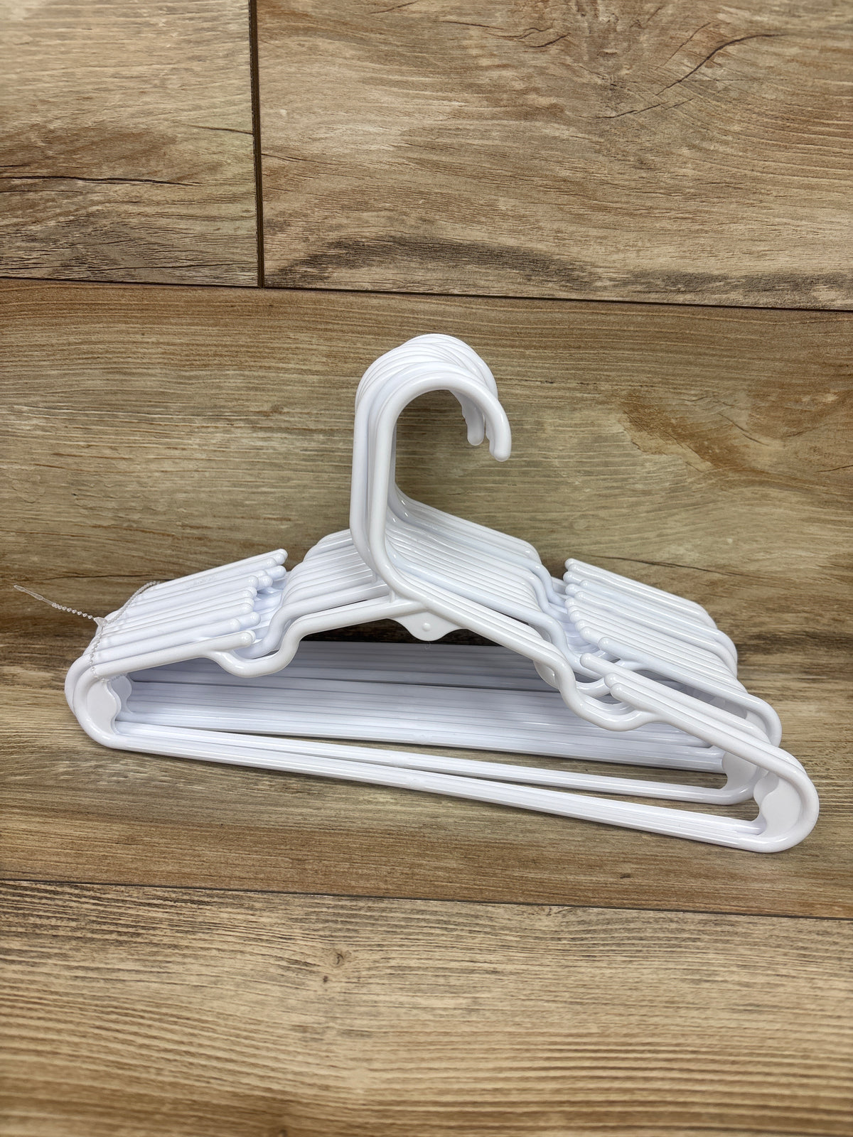 Your Zone 15pk Children's Plastic Hangers White