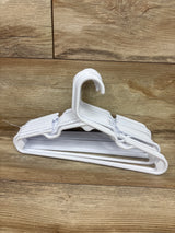 Your Zone 15pk Children's Plastic Hangers White