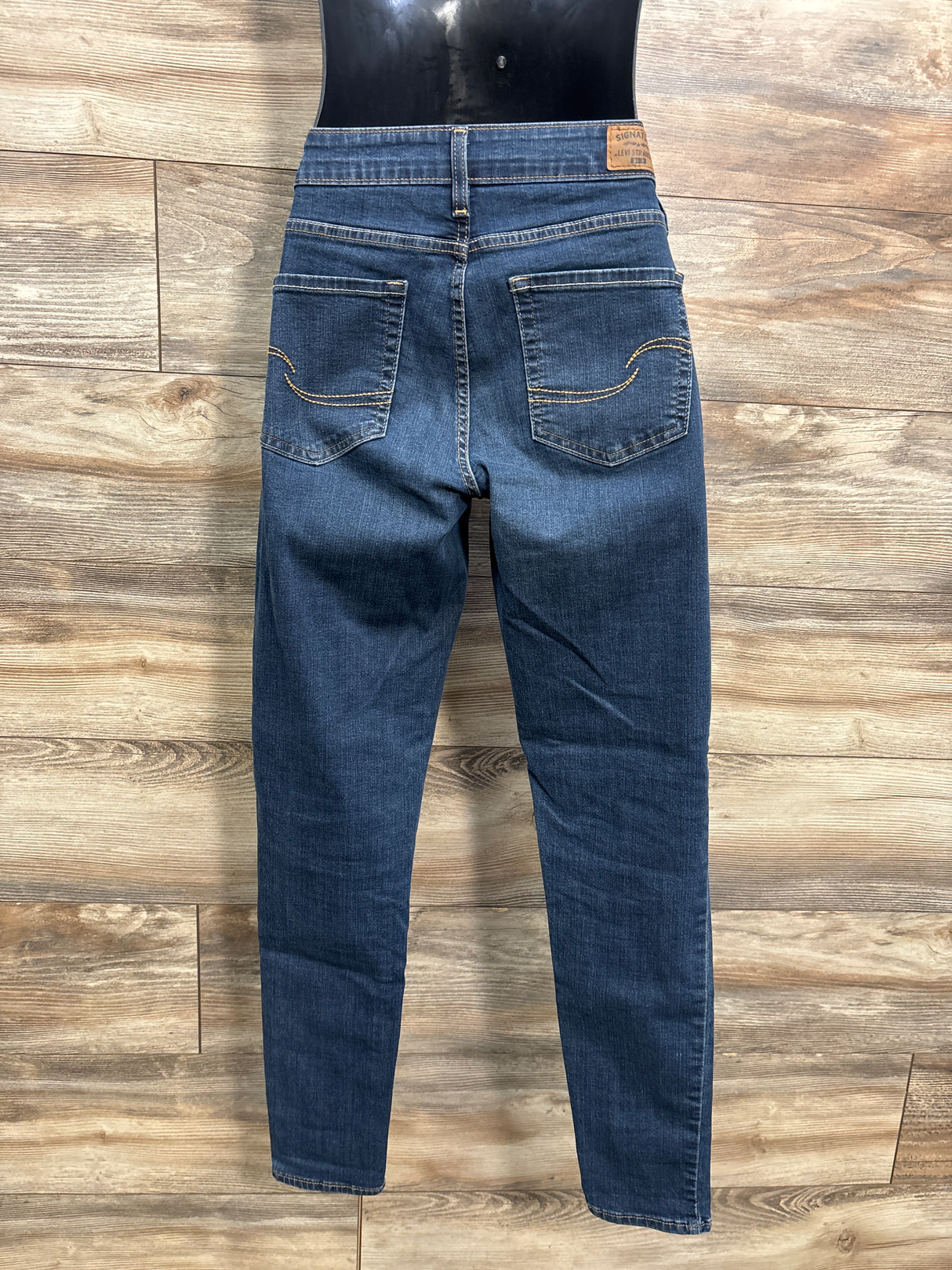 Signature by Levi Strauss Baby Bump Skinny Jeans Blue sz Small