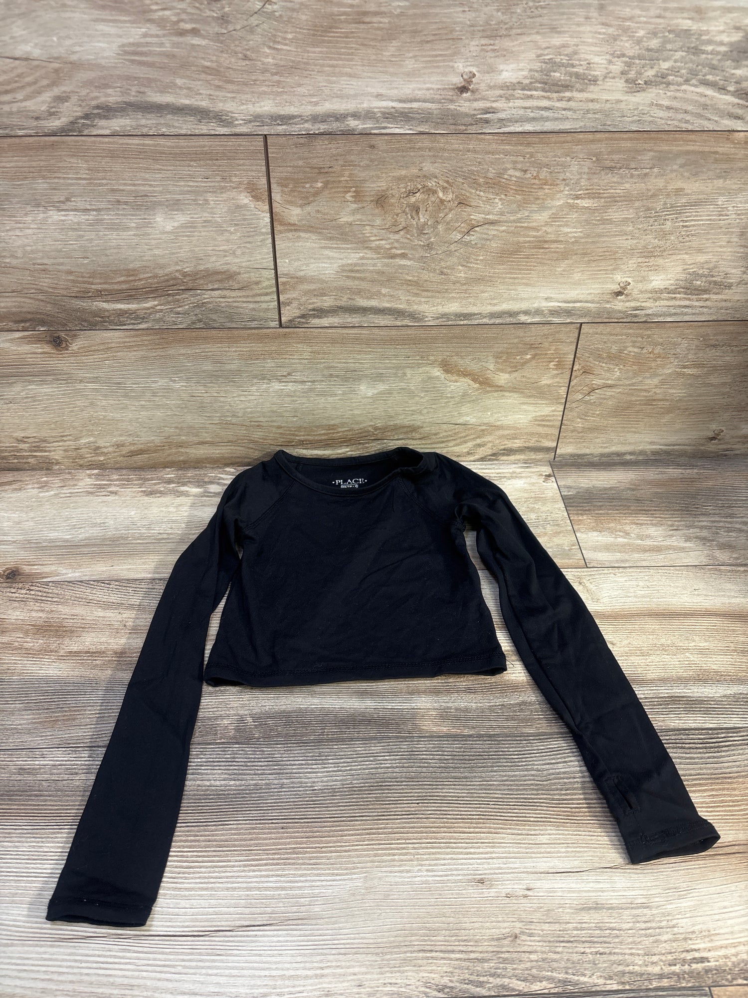 Children's Place Long Sleeve Quick-Dry Shirt Black sz 4T