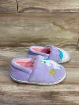 Wonder Nation Unicorn Slippers Purple sz 9/10c