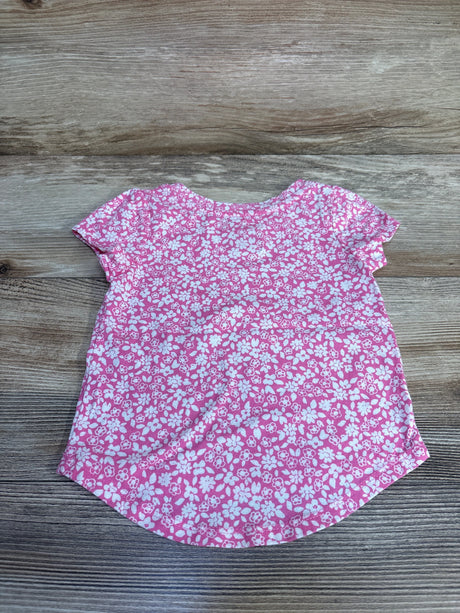 Cat & Jack Floral Shirt Pink sz 18m - Me n Mommy To Be
