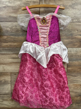 Sleeping Beauty Glitter Costume Dress Pink sz  4-6X