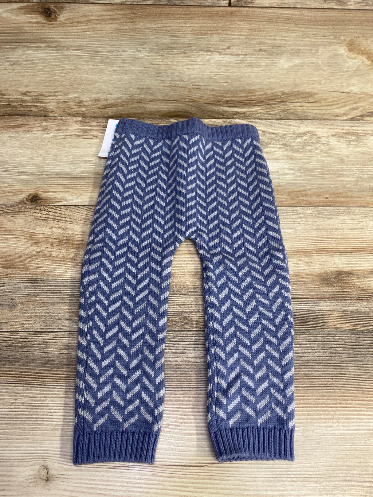 NEW Carter's Chunky Sweater Knit Leggings Blue sz 24m