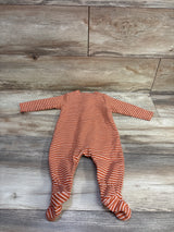 Ever & Ever Henley Footed Coverall Orange sz 6m