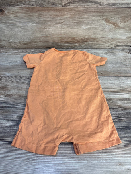 Carter's Henley Shortie Romper Orange sz 18m - Me n Mommy To Be