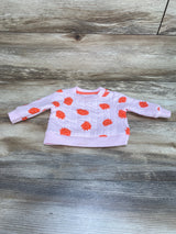 Cat & Jack Strawberry Print Sweatshirt Pink sz 0-3m