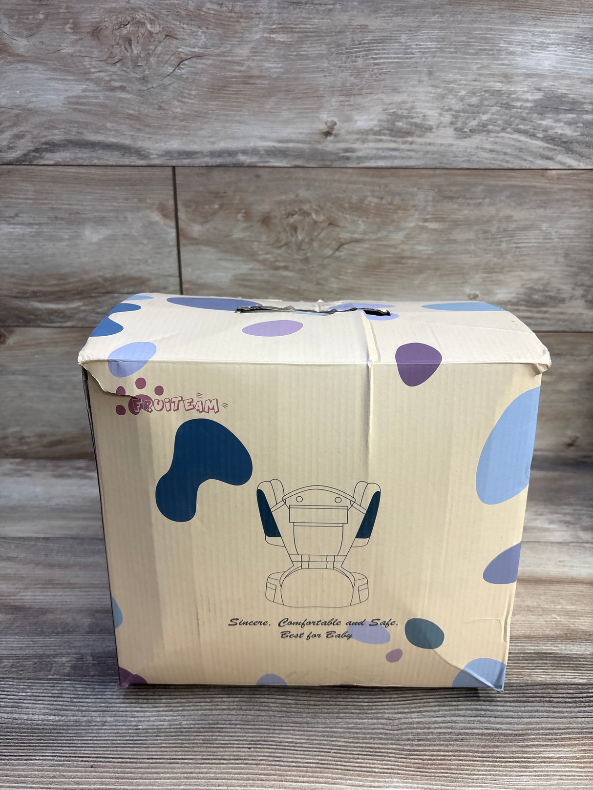 FRUITEAM 6-in-1 Baby Carrier with Hip Seat in Blue