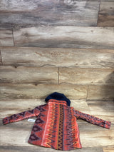 NEW Old Navy Button-Front Hooded Shacket Red sz 5T