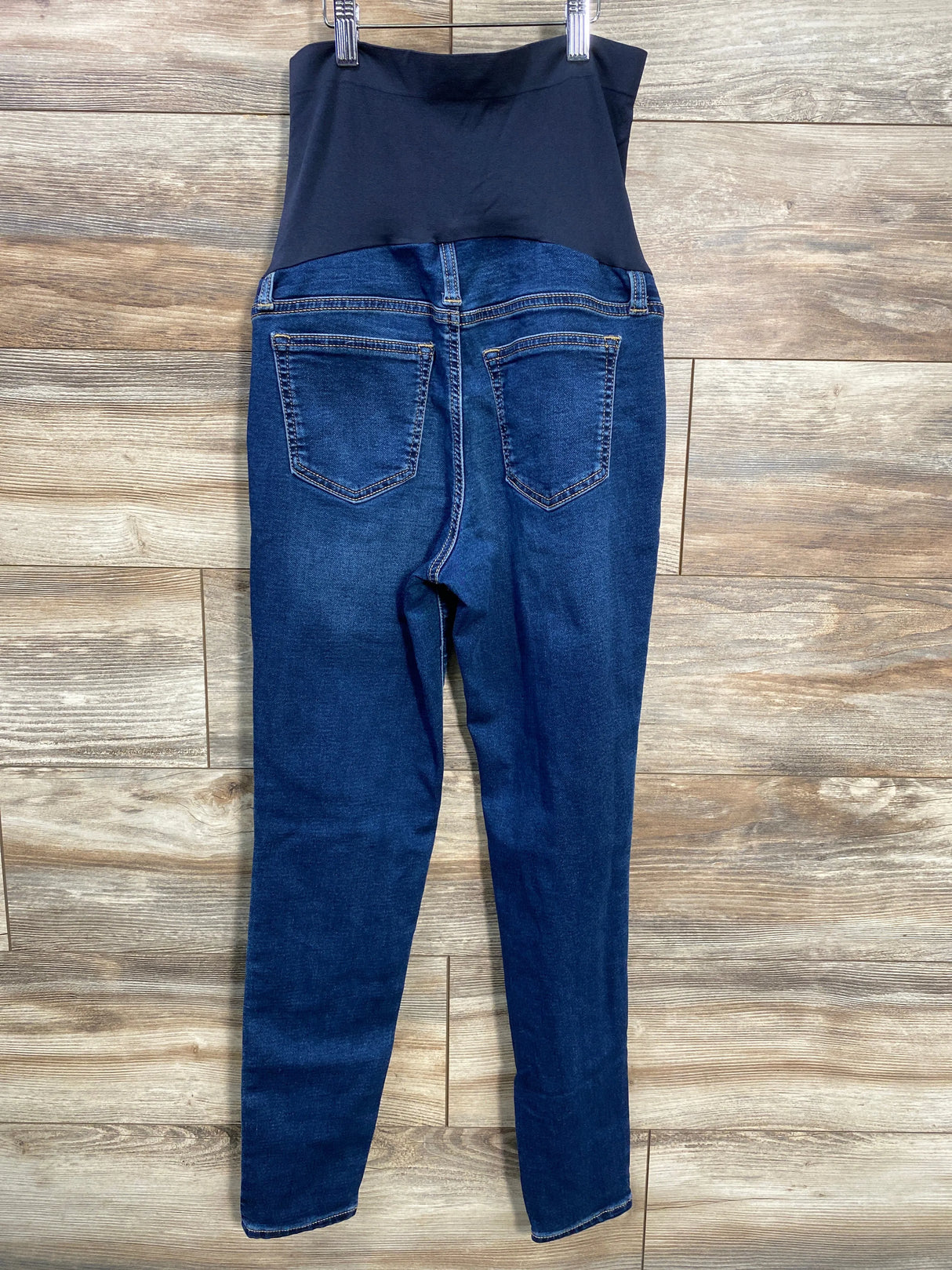 a:glow Maternity Full Panel Jeggings Blue sz Small