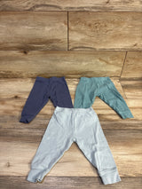 Cloud Island 3pk Pull On Pants Blue sz 3-6m